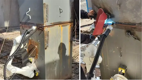 AG庄闲协作机器人:建筑钢结构移动焊接机器人